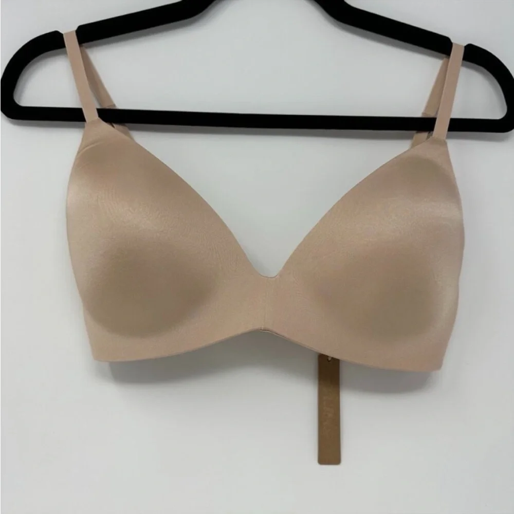 Skims Wireless Form Lightly Lined Bra Demi Bra in Clay Size 34C - Picture 2 of 9